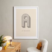 "Artisan" - Art Print in Almond by Marabou Design - In a Room