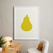 "Heirloom Pear" - Art Print in Danjou by Alexandra Stafford - In a Room