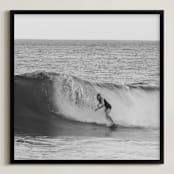 "Like Skater Boys on Water I" - Art Print in Black and White by Annie Seaton - Framed