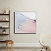 "Gentle morning" - Art Print in rose by Helen Halik - In a Room