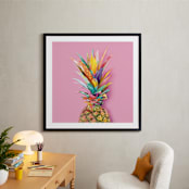 "Pineapple Crown" - Art Print in Vibe by EttaVee - In a Room