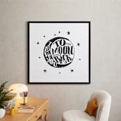 "...to the moon and back" - Art Print in minimal by Matthew Taylor Wilson - In a Room