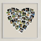 "Heart Snapshot Mix® Hues Photo Art" - Framed Photo in Warm Grey by Minted - Framed