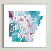 "Arkansas (Apple Blossom)" - Art Print in Blossom by Holly Whitcomb - Framed