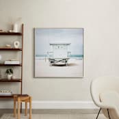 "8th Street Tower" - Art Print in blue by Shannon Howard - In a Room