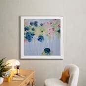 "Hidden Garden" - Art Print in White by Nicole Edens - In a Room