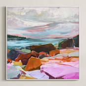 "Up and Away II" - Art Print in Multi by Jess Franks - Framed Canvas