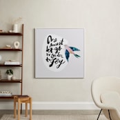 "Fly" - Art Print in Dove by Lori Wemple - In a Room