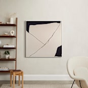 "Winter #1" - Art Print in Indigo Night by CLARA CHEN - In a Room