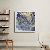 "Glow Stone I" - Art Print in Sapphire by Julia Contacessi - In a Room