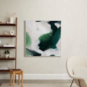 "Oja" - Art Print in Emerald by Parima Studio - In a Room
