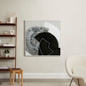 "Fitting Together I" - Art Print in Chalkboard by Kirsta Benedetti - In a Room