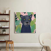 "Fierce" - Art Print in White by Megan Zang - In a Room