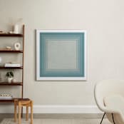 "depth" - Art Print in White by Jennifer Morehead - In a Room