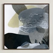 "Shape Study 4" - Art Print in Neutrals by Ashleigh Ninos - Framed
