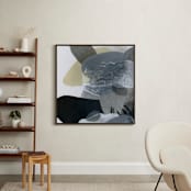 "Shape Study 4" - Art Print in Neutrals by Ashleigh Ninos - In a Room