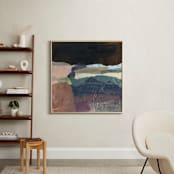 "Summerland II" - Art Print in Coffee by Jennifer Daily - In a Room