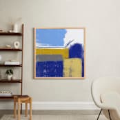 "Uplift" - Art Print in Deep Indigo by Studio Shines - In a Room