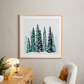 "Scenic Route" - Art Print in White by Kelsey McNatt - In a Room