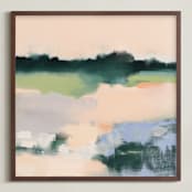 "Quiet Afternoon" - Art Print in Lavender by Maggie Sackmann - Framed