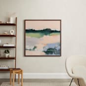 "Quiet Afternoon" - Art Print in Lavender by Maggie Sackmann - In a Room