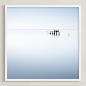 "sea dreams" - Art Print in Blue by Maggy Morrissey - Framed