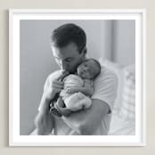 "The Big Picture: Father's Day Framed Photo" - Framed Photo in White by Minted - Framed