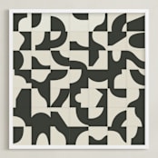 "Off The Grid 04" - Art Print in Vintage by Jennifer Morehead - Framed