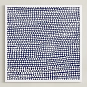 "Dance II" - Art Print in Blue by Kerry Doyle - Framed