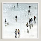 "Melancolia3" - Art Print in Blue melancholia by Lulaloo - Framed