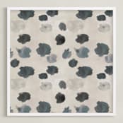 "Dalmatian Dots" - Art Print in Neutrals by Melissa Marcarelli - Framed