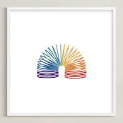 "Rainbow Spring" - Art Print in Summer by Diana Pinnell - Framed