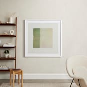 "Quatrain 1" - Art Print in Avocado by Kamala Nahas - In a Room