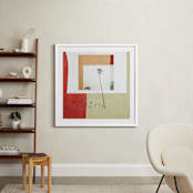 "California Abstract 1" - Art Print in Warm Multi by Shannon Howard - In a Room