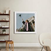 "The Big Picture: Graduation Framed Photo" - Framed Photo in White by Minted - In a Room