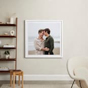 "The Big Picture: Valentine's Framed Photo" - Framed Photo in White by Minted - In a Room