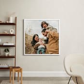 "The Big Picture: Father's Day Framed Photo" - Framed Photo in White by Minted - In a Room