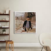 "The Big Picture: Graduation Framed Photo" - Framed Photo in White by Minted - In a Room