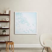 "Winter Grass I" - Art Print in Winter Blue by Johanna Phillips Huuva - In a Room