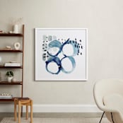 "Aquae" - Art Print in Pool by Kelly Ventura - In a Room