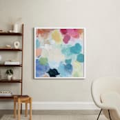 "Palette 1" - Art Print in Cream by Lindsay Megahed - In a Room