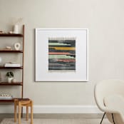 "Tapestry 5" - Art Print in Charcoal by Kate Capone - In a Room