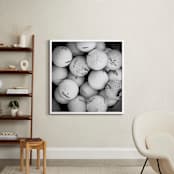"Tee Time 1 (Black & White Edition)" - Art Print in Black & White by Shannon Howard - In a Room