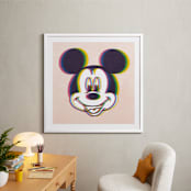 "Glitch" - Art Print in Blush by Igor - In a Room