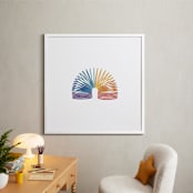 "Rainbow Spring" - Art Print in Summer by Diana Pinnell - In a Room