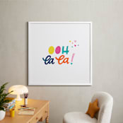 "Ooh La La!" - Art Print in Multi by Ashley DeMeyere - In a Room