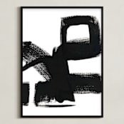"Untitled 1" - Art Print in Black and White by Jaime Derringer - Framed