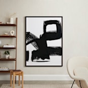"Untitled 1" - Art Print in Black and White by Jaime Derringer - In a Room