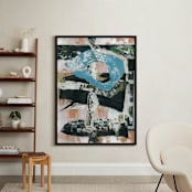 "Barclay" - Art Print in Terracotta by Misty Hughes - In a Room