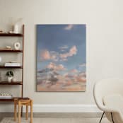 "Cotton Candy Dreams" - Art Print in Sunset by Elizabeth Ulrich - In a Room